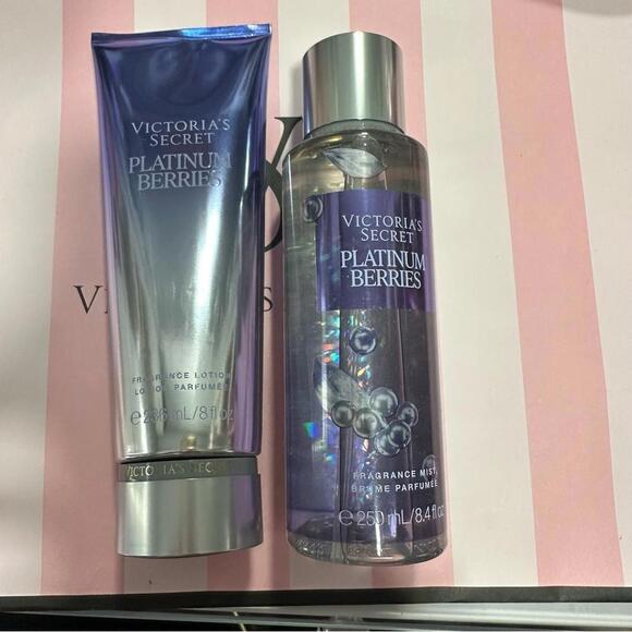 Victoria Secret Platnium Berries  Perfume and Lotion Set - Picture 1 of 1
